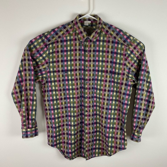 The Territory Ahead Other - The Territory Ahead plaid cotton grid button shirt